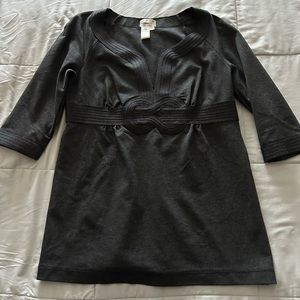 Dark gray blouse